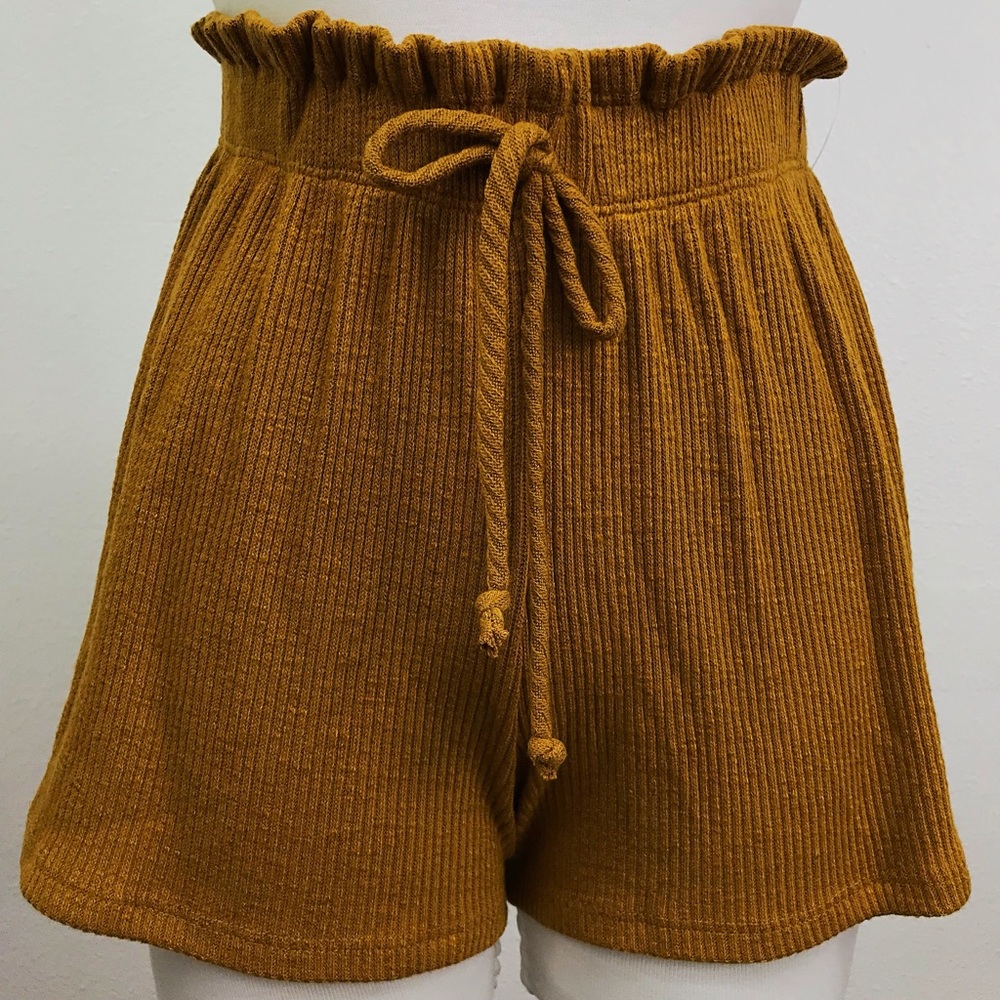 Mustard shorts